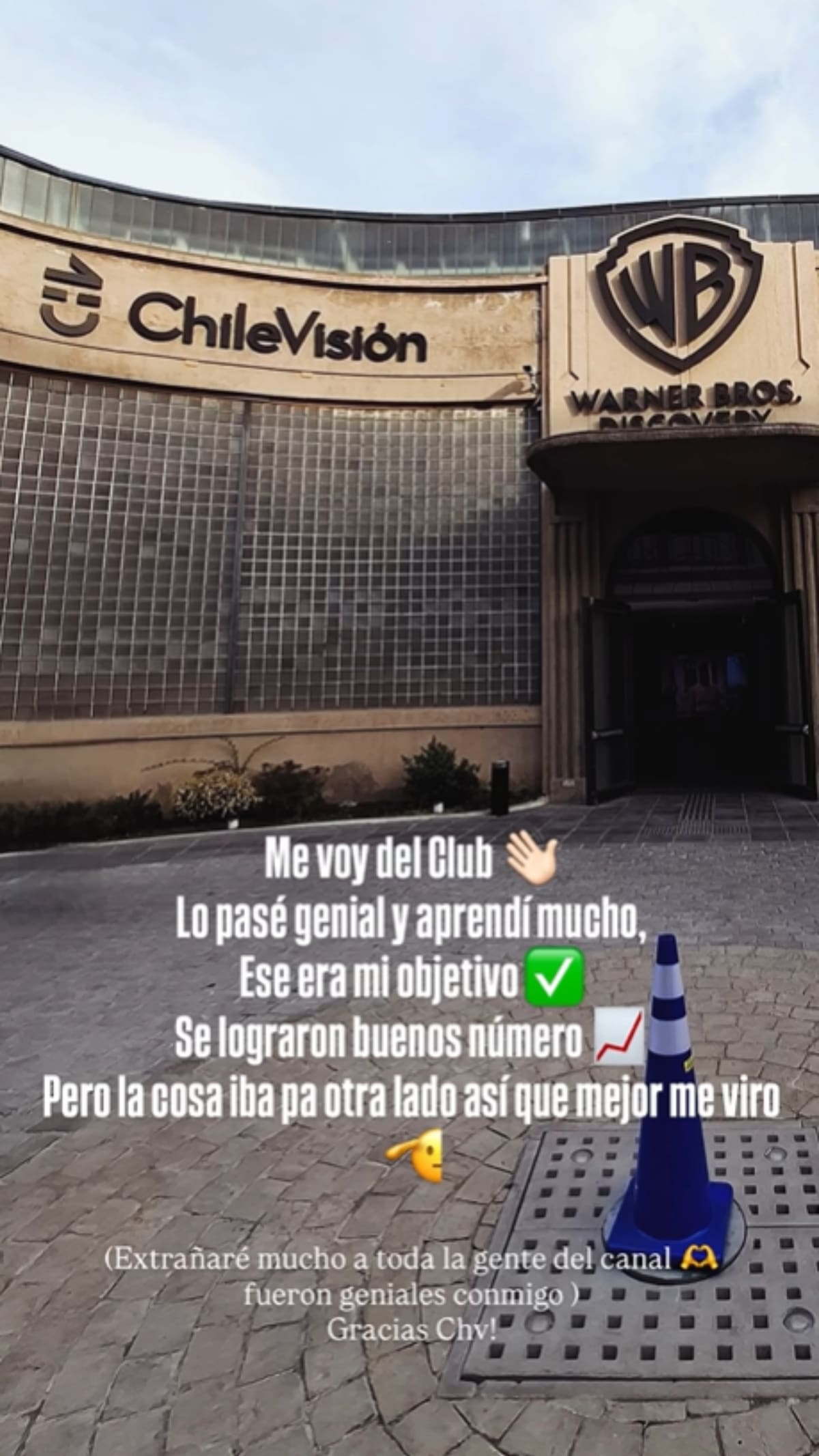 Se va del programa de CHV. Foto: Reproducción.