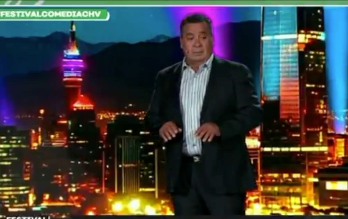 El humorista, otra vez quedó en medio de la polémica. Foto: Captura CHV.