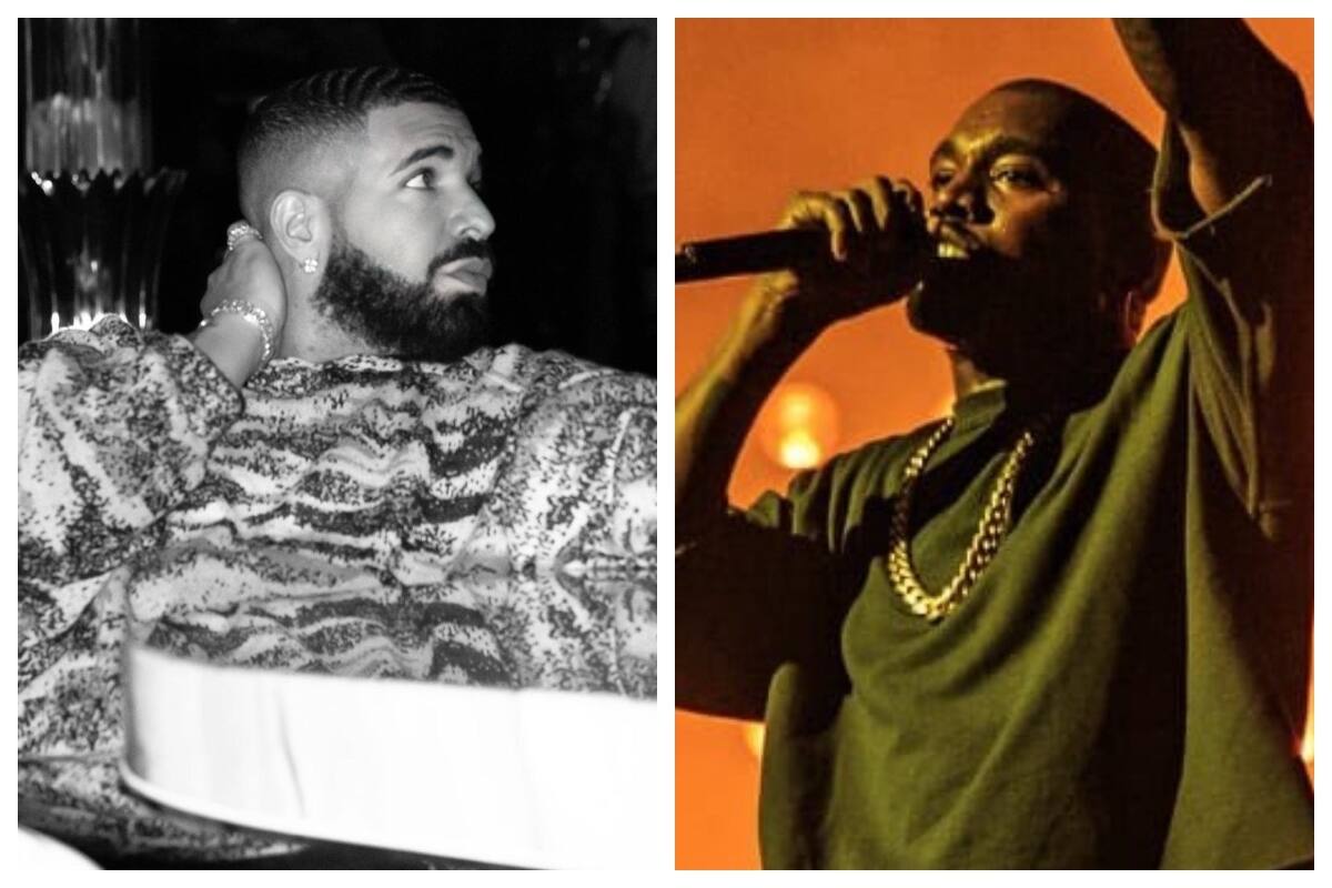Drake vs Kanye West - Créditos: Instagram