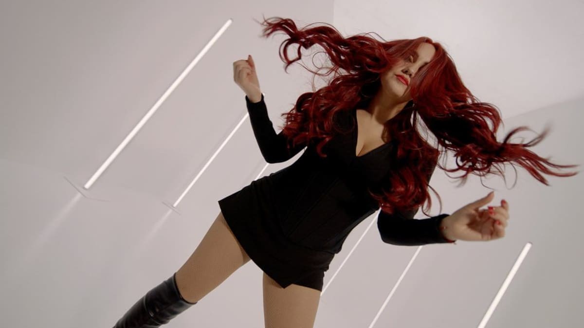 La cantante cambió su look para la gira Soy Rebelde Tour.