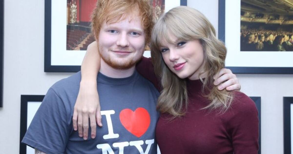 Ed Sheeran y Taylor Swift - Créditos: de archivo