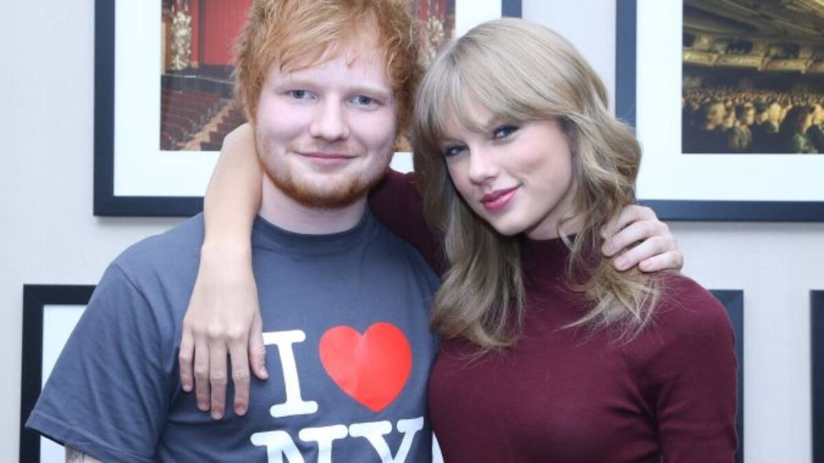 Ed Sheeran vomitó helado por culpa de Taylor Swift, y esta fue la razón