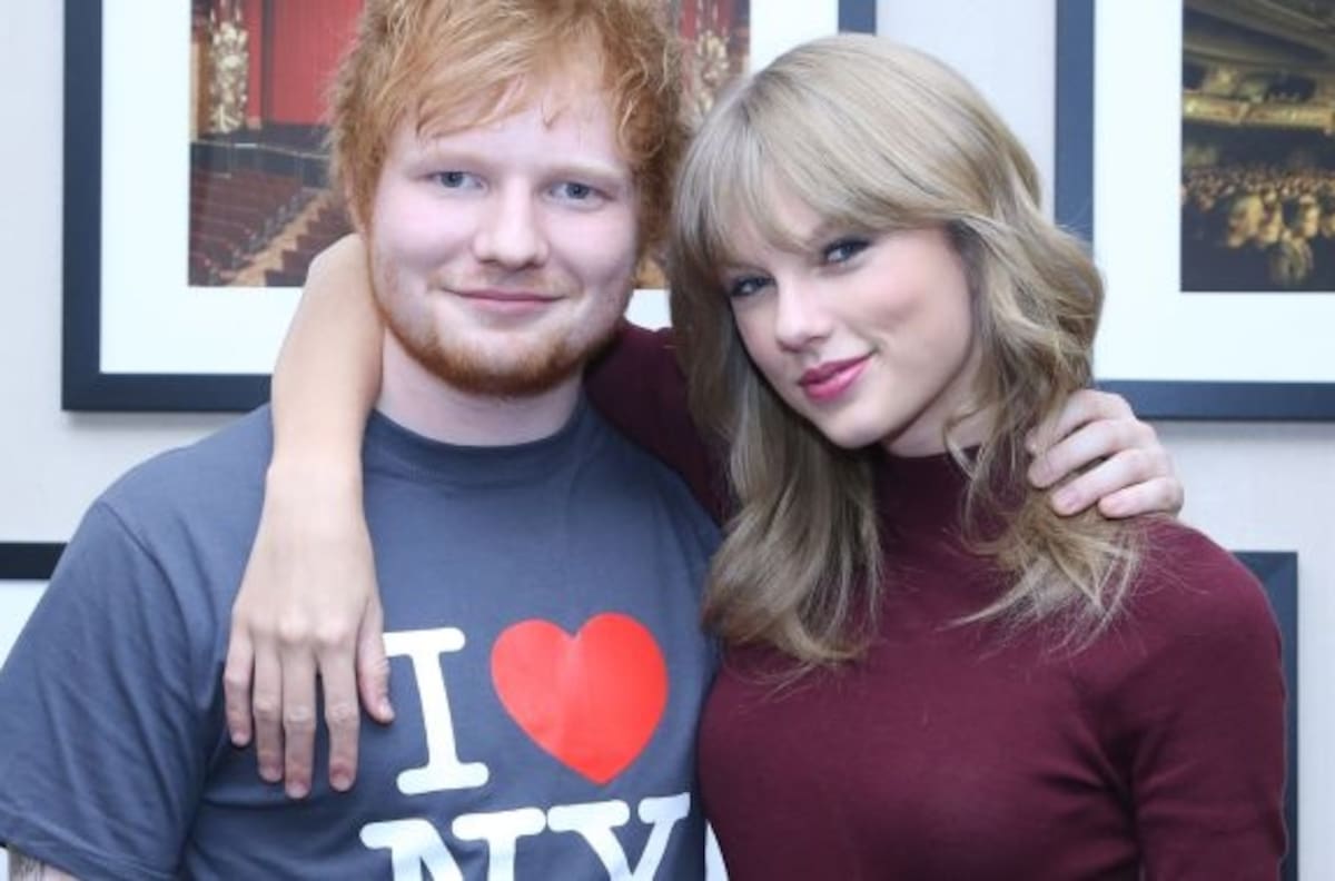 Ed Sheeran vomitó helado por culpa de Taylor Swift, y esta fue la razón