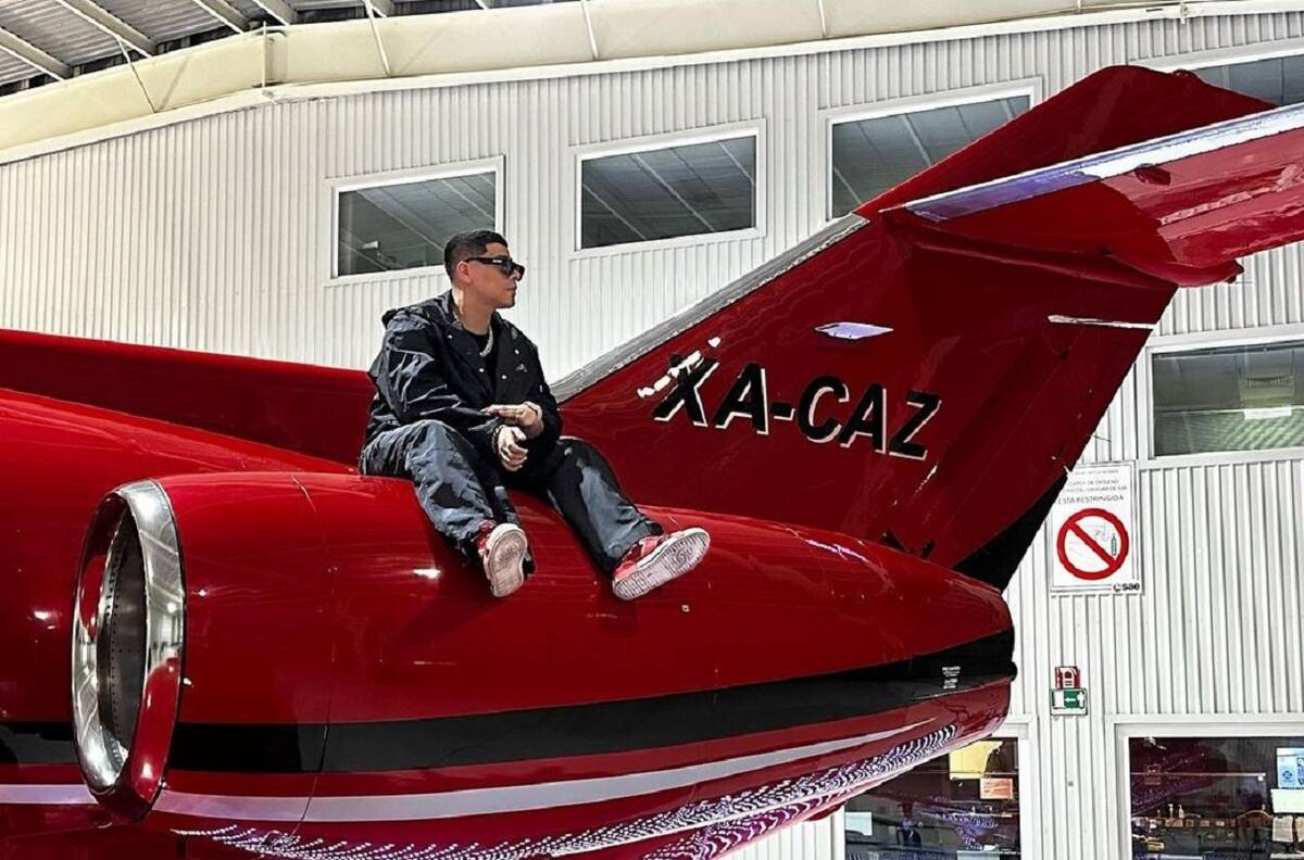 Eduin Caz cumple unos de sus sueños antes de sus shows en el Foro Sol: se compró un avión privado