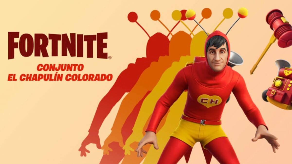 El Chapulín Colorado llega con todo y chipote chillón a Fornite