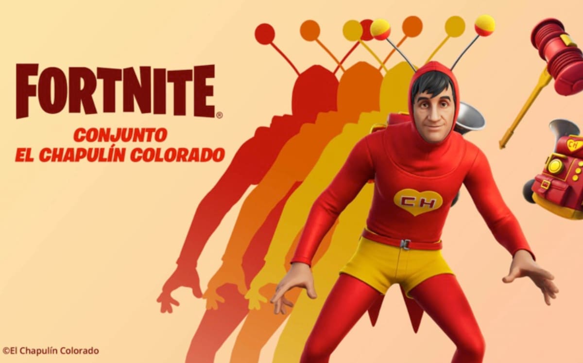 El Chapulín Colorado es uno de los superhéroes televisivos más queridos y recordados - Créditos: Fornite