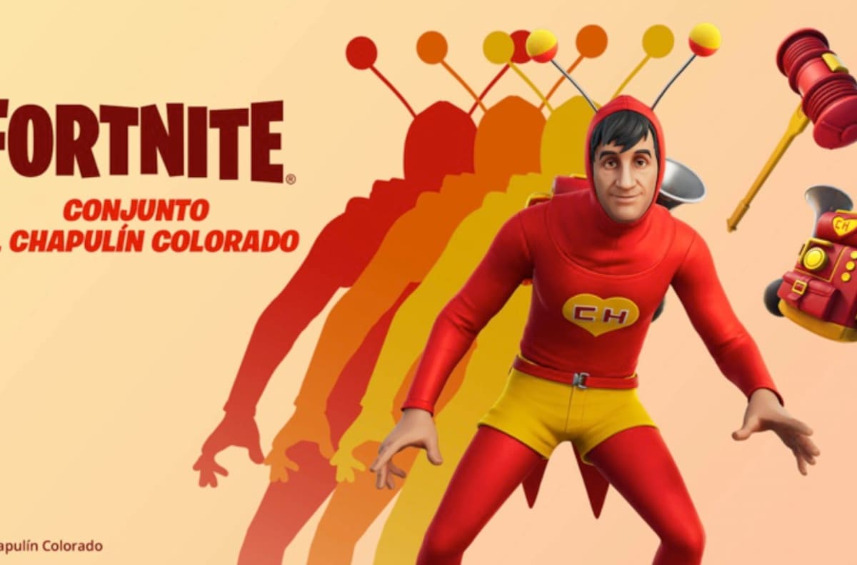 El Chapulín Colorado llega con todo y chipote chillón a Fornite