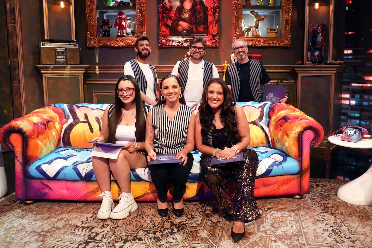 El equipo está listo para un nuevo domingo. Foto: Canal 13.