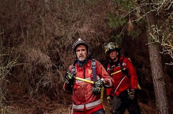 El Flaco llegó a Viña del Mar para trabajar como bombero en los incendios forestales