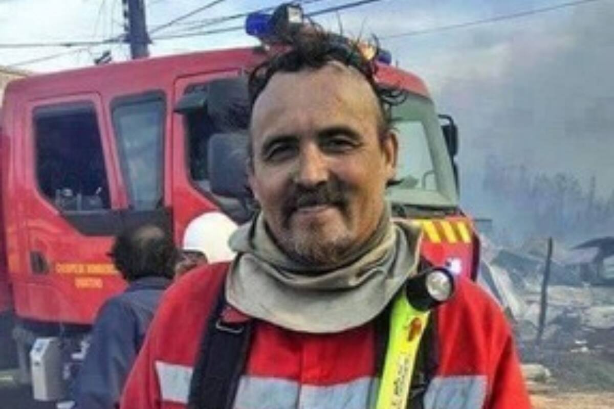 compartió un especial registro junto a su hijo, quien también es bombero.