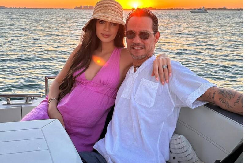 El pasado 14 de febrero, Nadia Ferreira y Marc Anthony anunciaron la llegada de su primer hijo juntos  - Créditos: Instagram