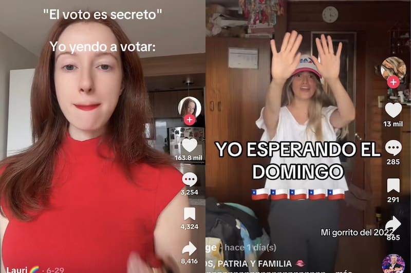 La canciones en apoyo a Jara y Kast.