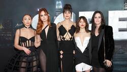 Alfombra roja "Scream VI": Jenna Ortega sufrió con una mancha y Courtney Cox se lució con su hija