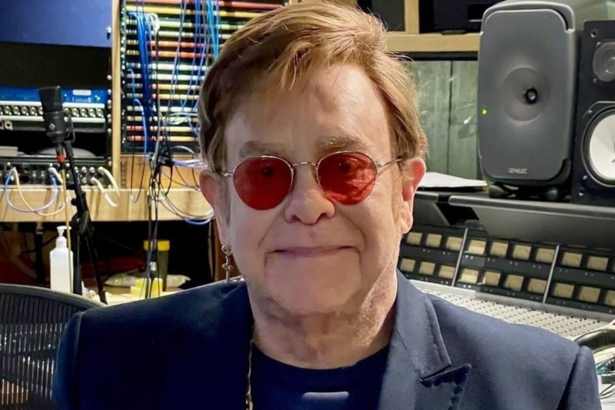 Elton John - Créditos: Instagram