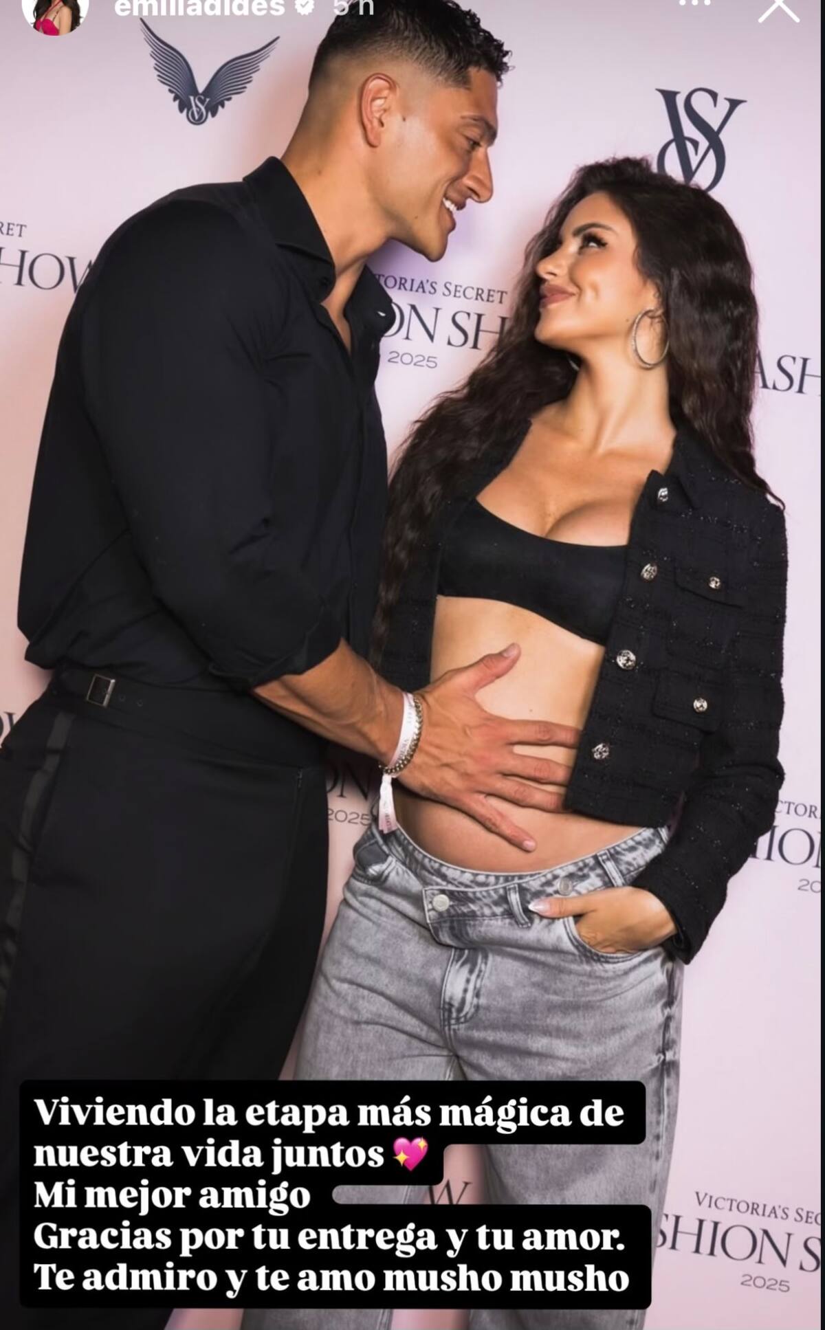 La modelo celebró el cumpleaños número 30 de su pareja.