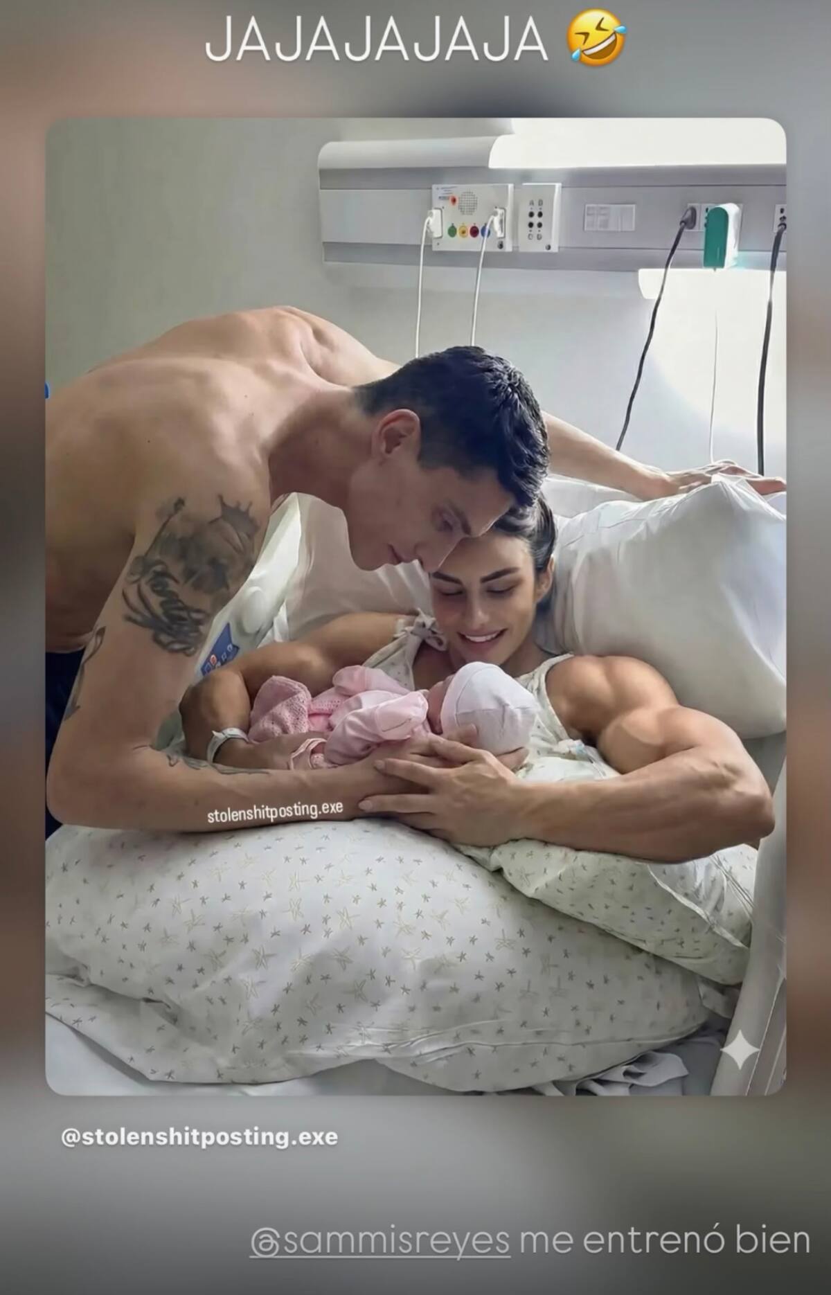 La modelo respondió a las críticas con divertida foto.
