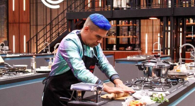 El cantante quedó eliminado de MasterChef Celebrity .