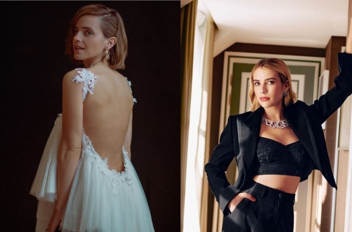 Emma Watson y Emma Roberts toman con humor la equivocación en "Harry Potter: Return to Hogwarts"