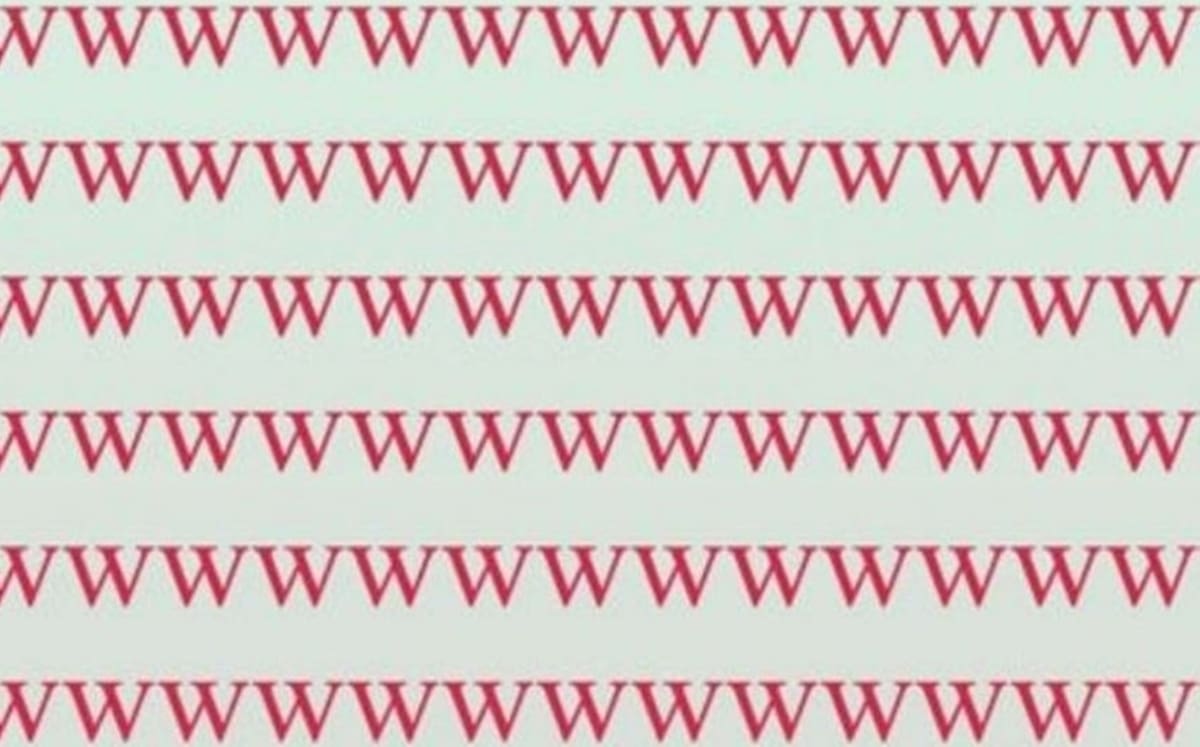 Encuentra la letra V en tan sólo 15 segundos - Créditos: Pinterest