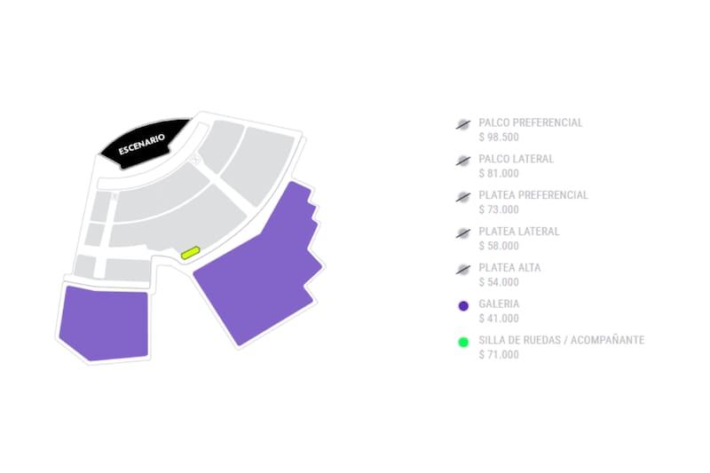 Para la noche de este jueves, solo quedan disponibles los últimos tickets para galería. Créditos: PuntoTicket.