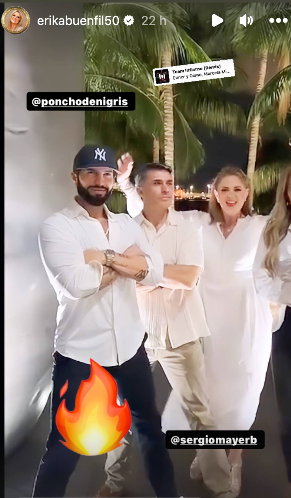 La actriz compartió todo su apoyo al team infierno de "La casa de los famosos"