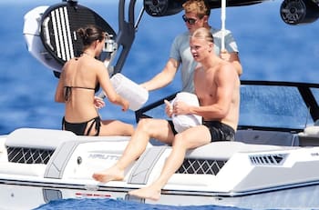 El nuevo deporte que Erling Haaland decidió practicar en sus vacaciones