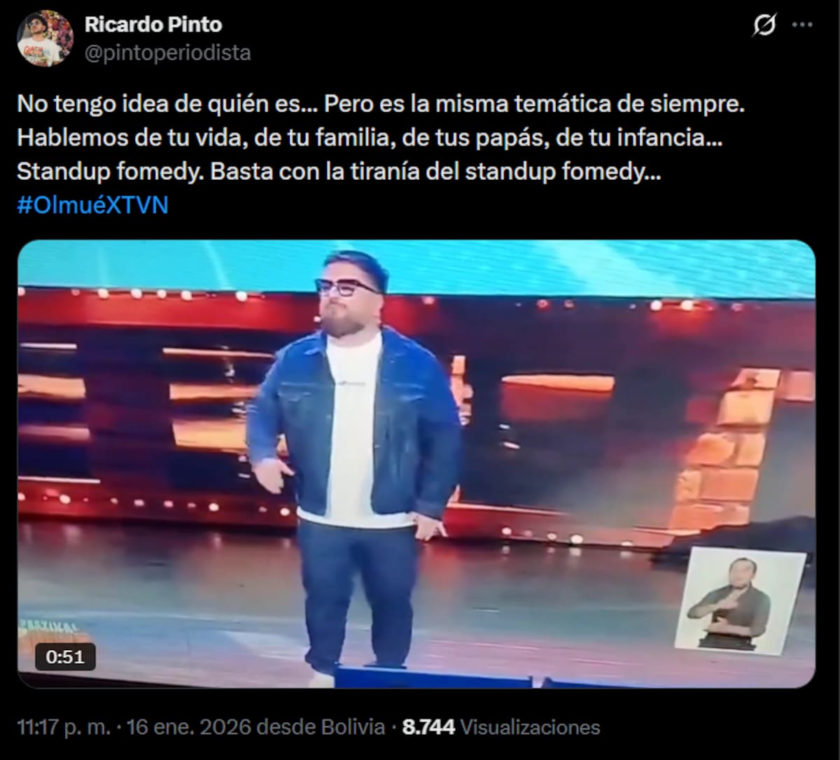 Memes y reacciones que dejó su rutina en Olmué 2026.