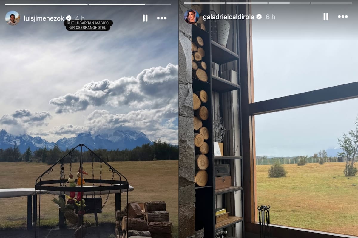 Las historias que subieron Luis Jiménez y Gala Caldirola hoy. Foto: Instagram
