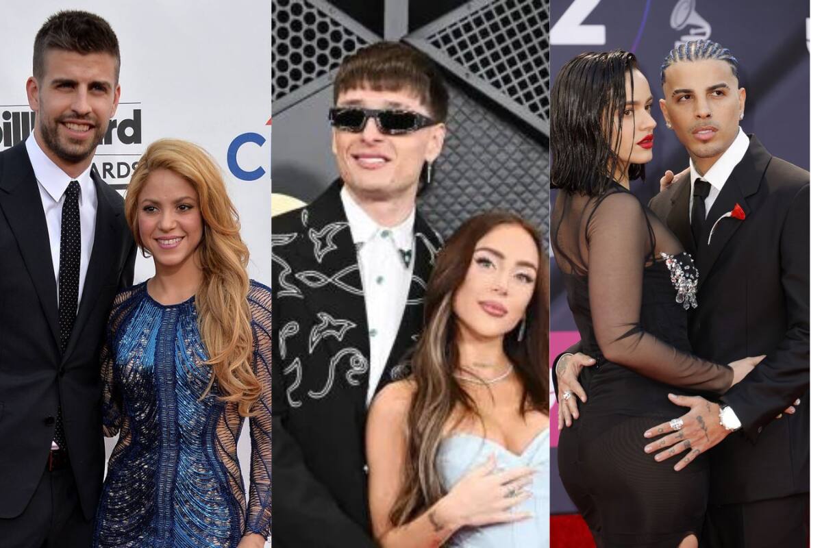 los hombres que les han sido infieles a importantes celebridades en este último tiempo.