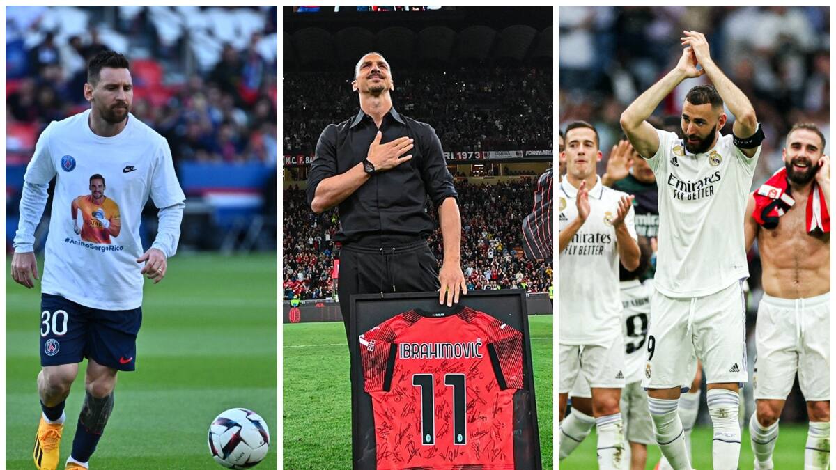 Las 5 mejores despedidas del fin de semana en el fútbol europeo