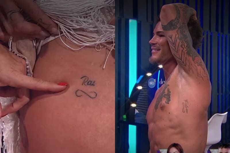 Los tatuajes que se hicieron pensando en el nombre del otro.