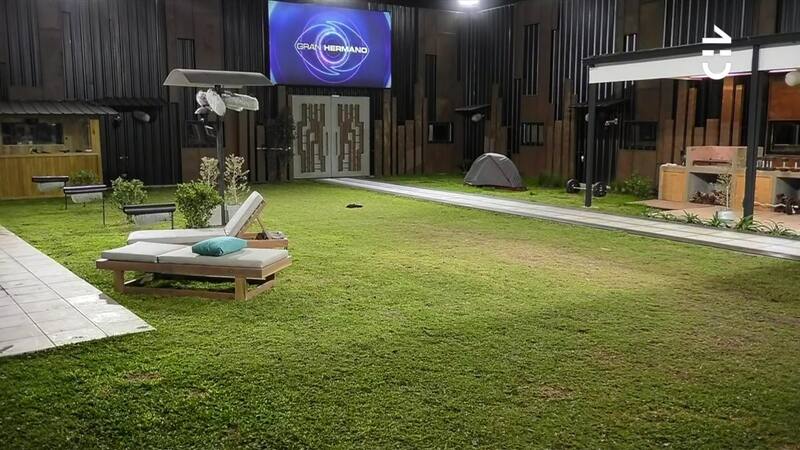 La carpa de Federico Farrell en "Gran Hermano" Chile.