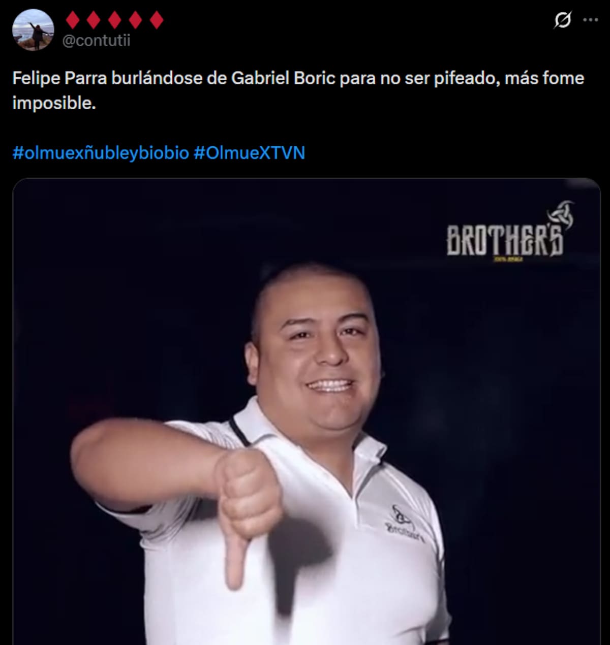 Reacciones de la rutina del imitador en el Patagual.