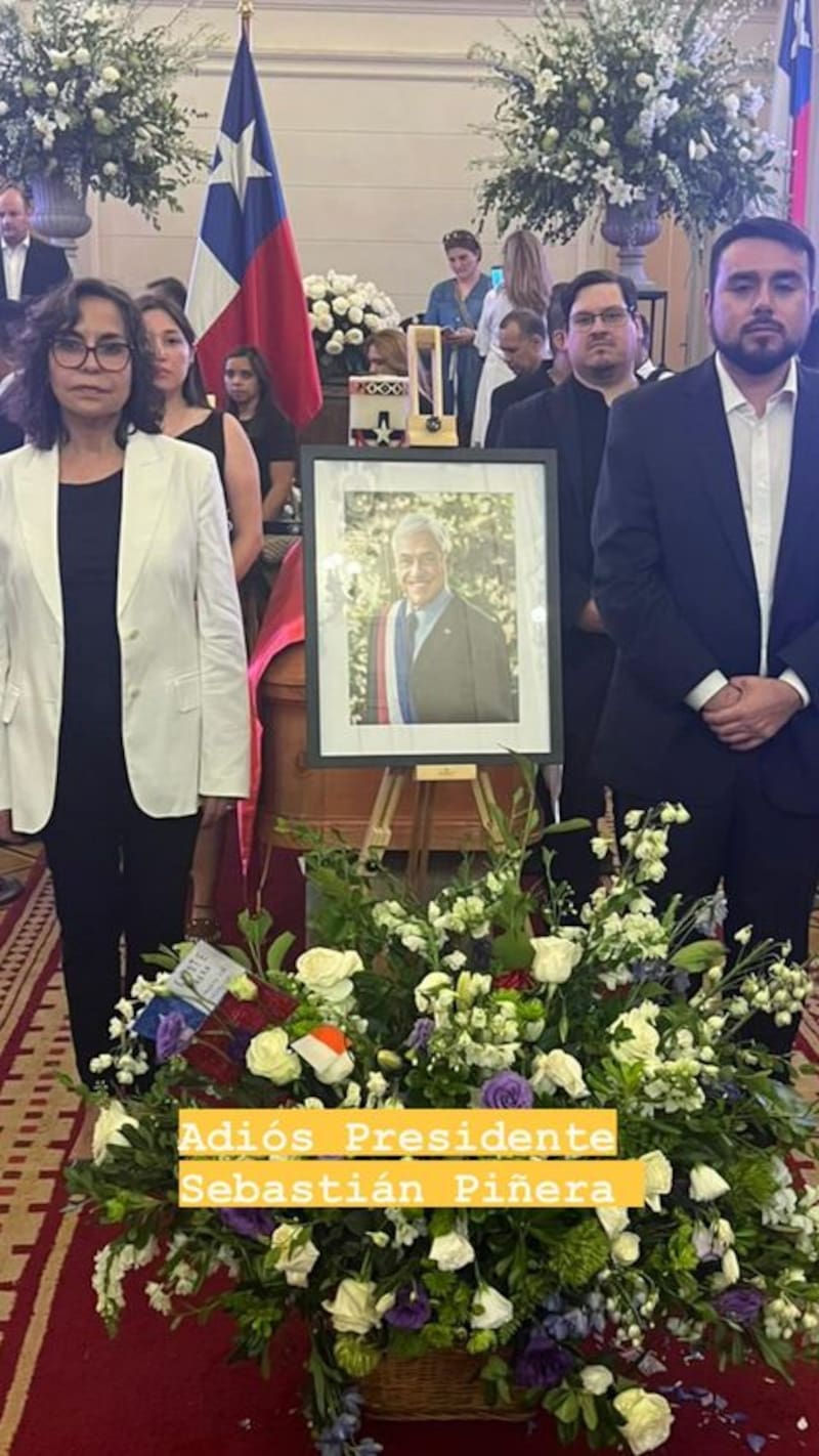 guardia de honor del expresidente Piñera