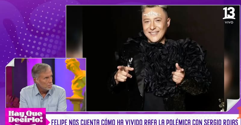 El periodista arremetió contra Sergio Rojas.