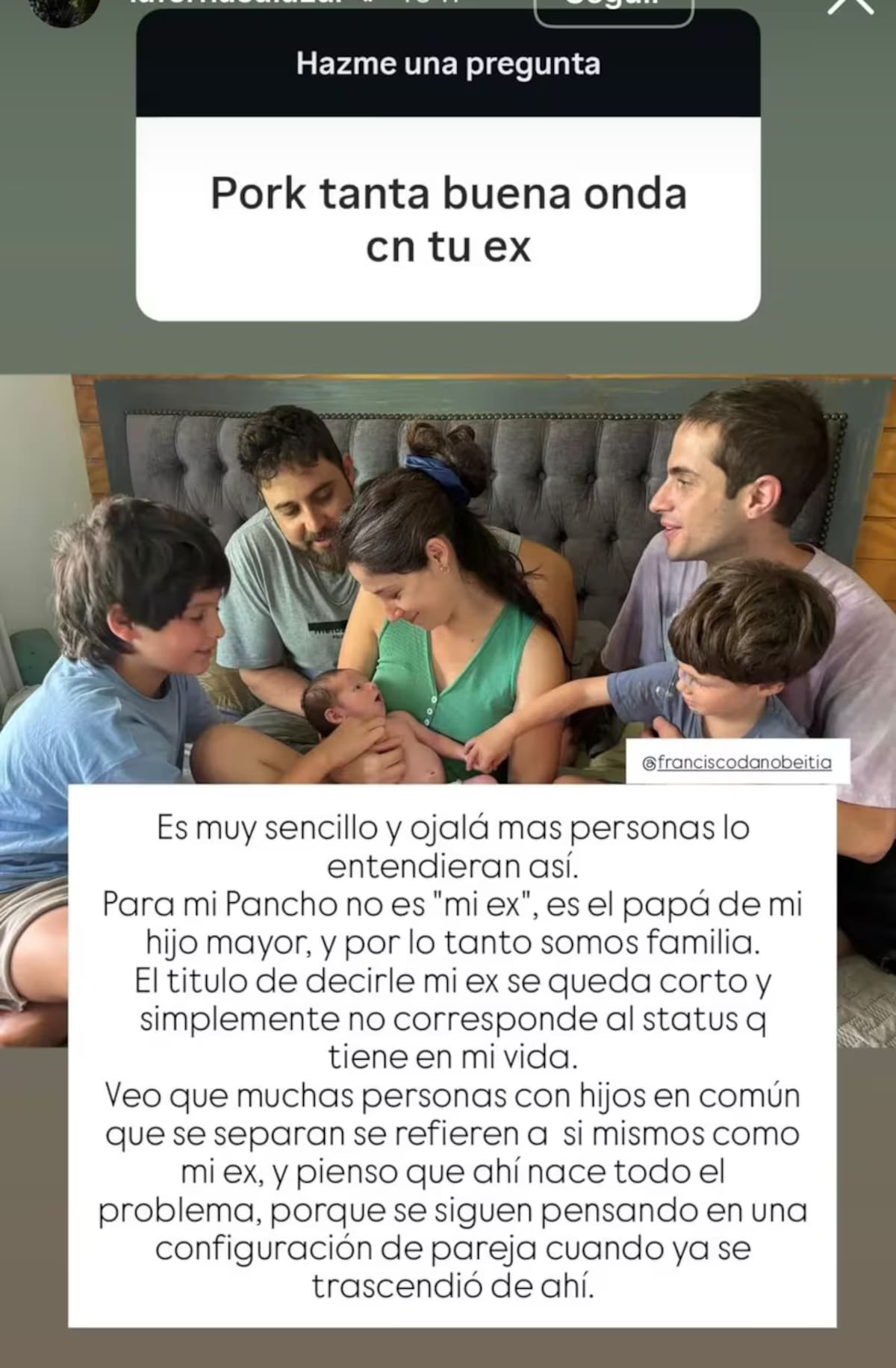 En sus redes sociales. Foto: Instagram.