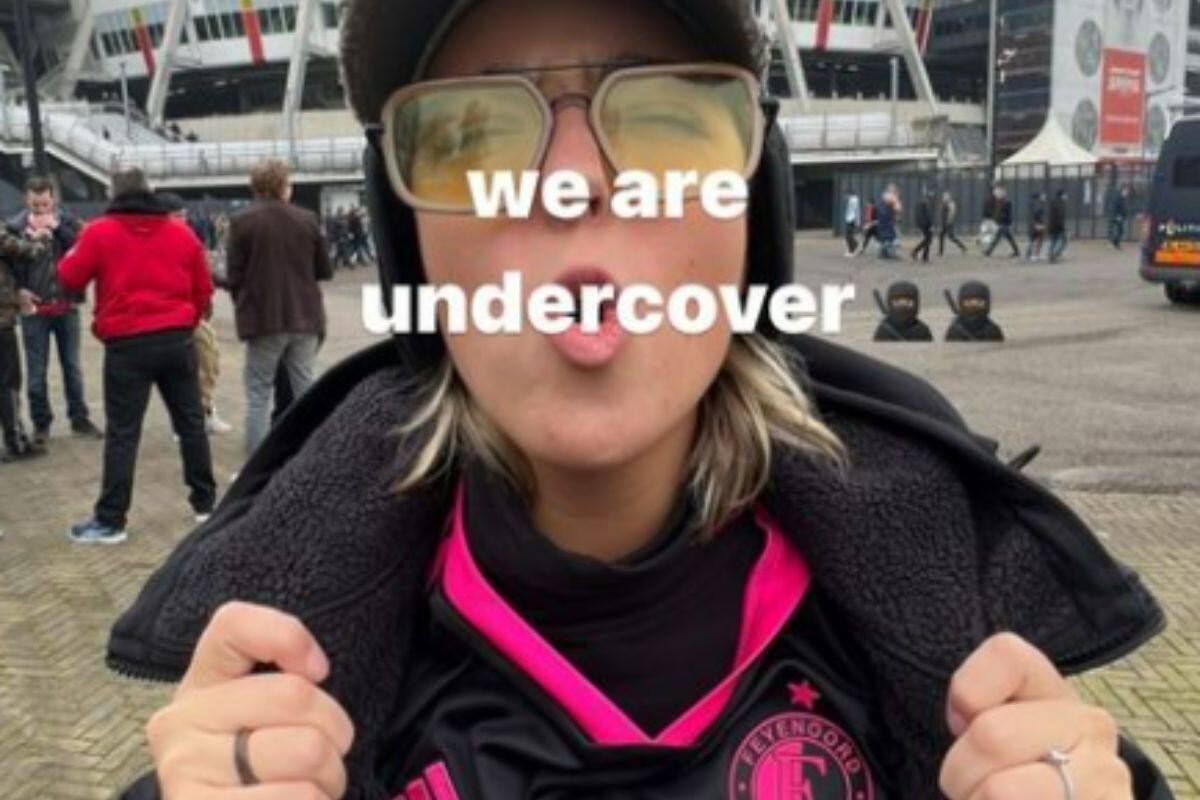 Fernanda Serrano La novia de Santiago Giménez contó su experiencia luego de asistir al partido entre Ajax y Feyenoord. - Créditos: Instagram: ferserranoc