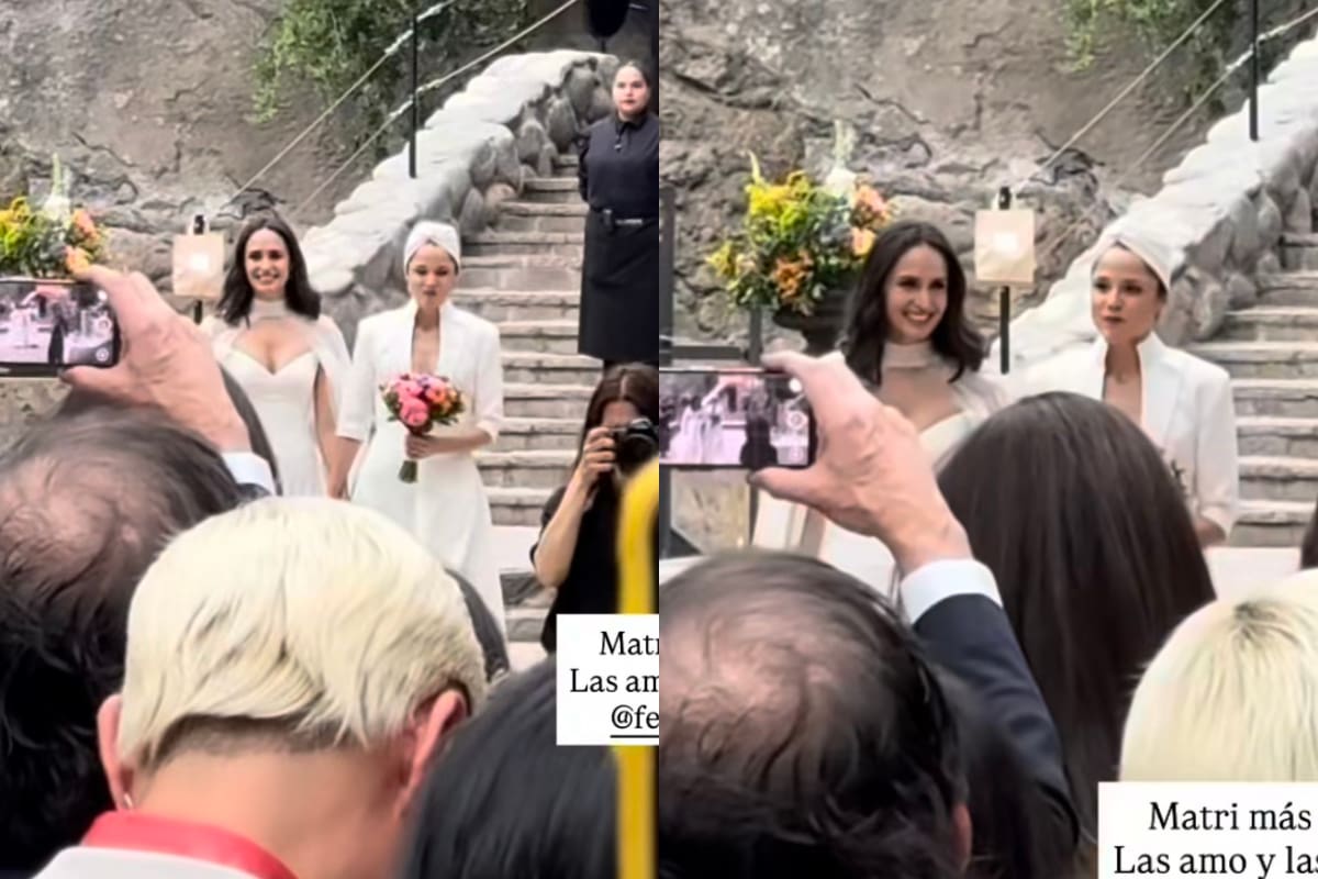 La actriz y la directora contrajeron matrimonio.