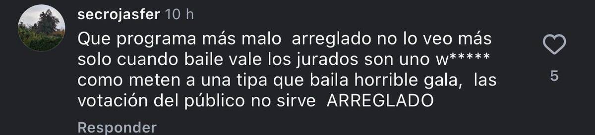 Y las duras críticas del público a Gala Cardirola.
Foto: Instagram