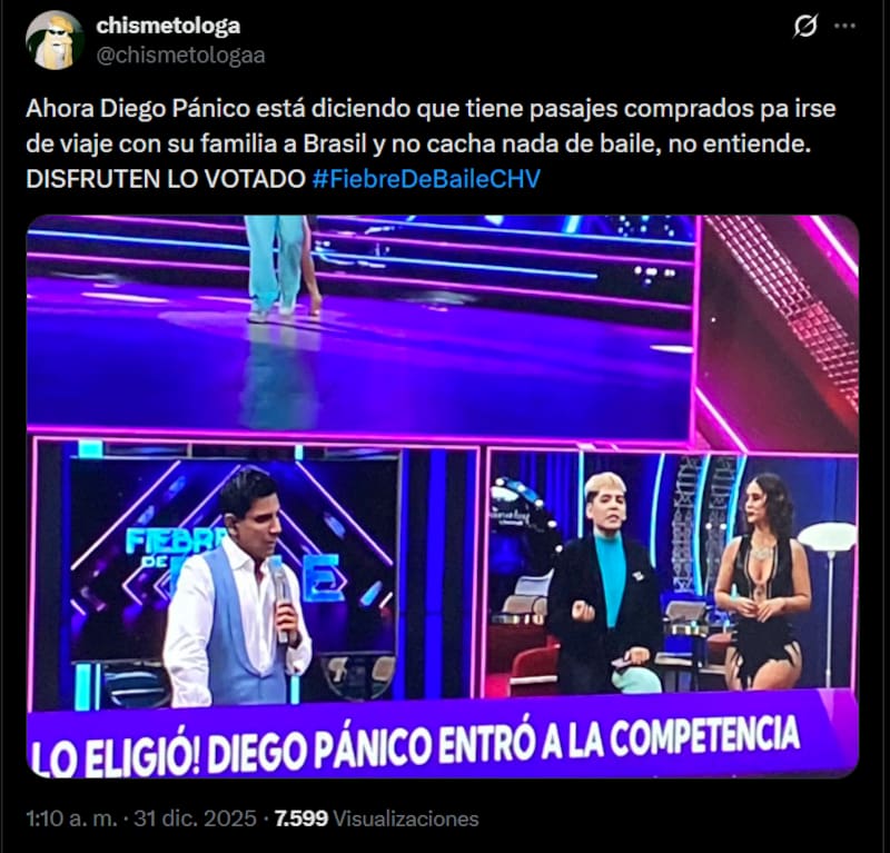 Memes y reacciones por el ingreso de Diego Pánico.