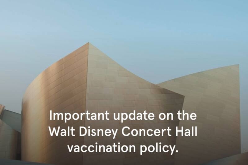 Filarmónica de Los Ángeles Ante el aumento de casos de Covid-19 en Estados Unidos, la exigencia de tener vacunación completa crece - Créditos: Instagram @laphil