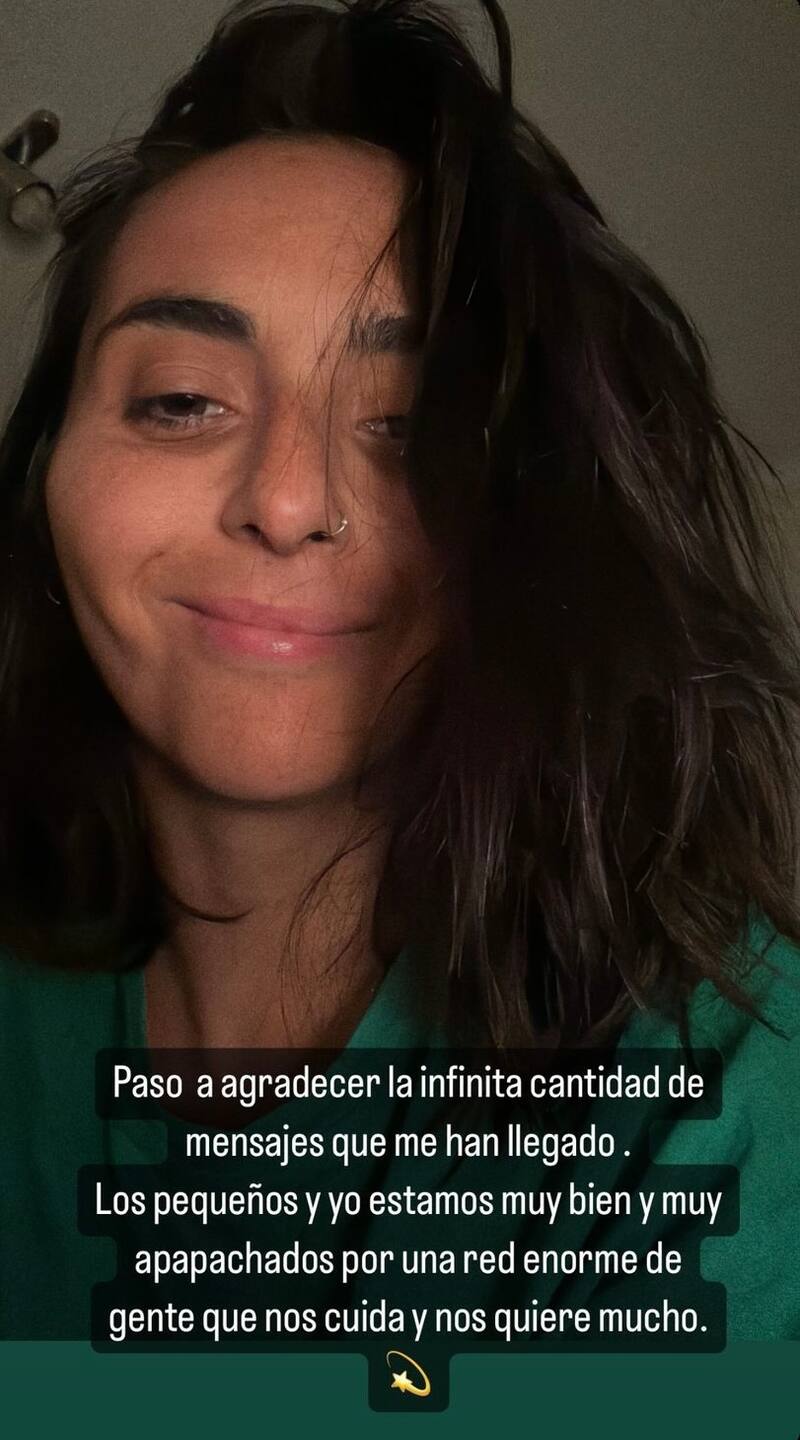 subió una historia a su Instagram confirmando el quiebre amoroso con Rafael Cavada