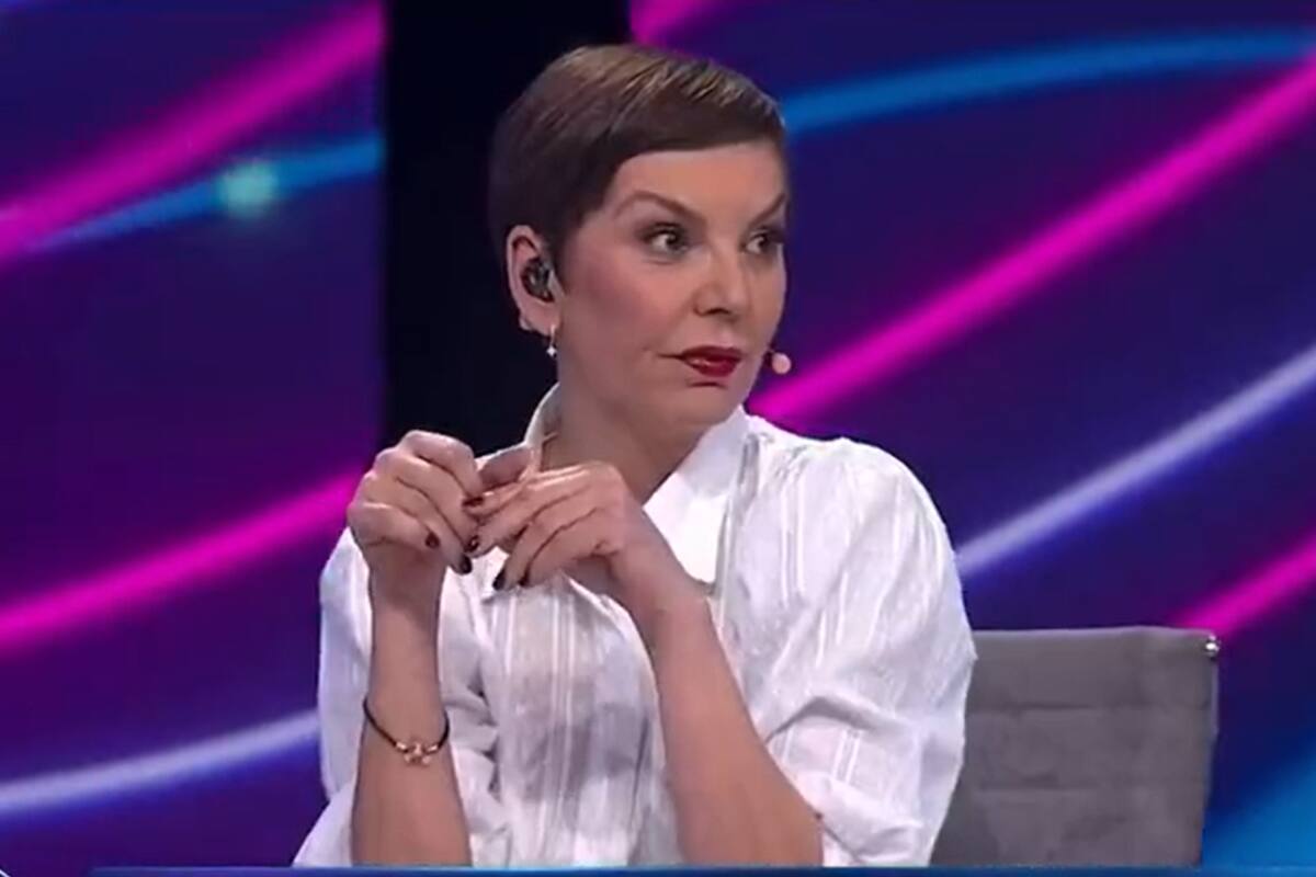 Fran García-Huidobro en el panel de "Gran Hermano" Chile