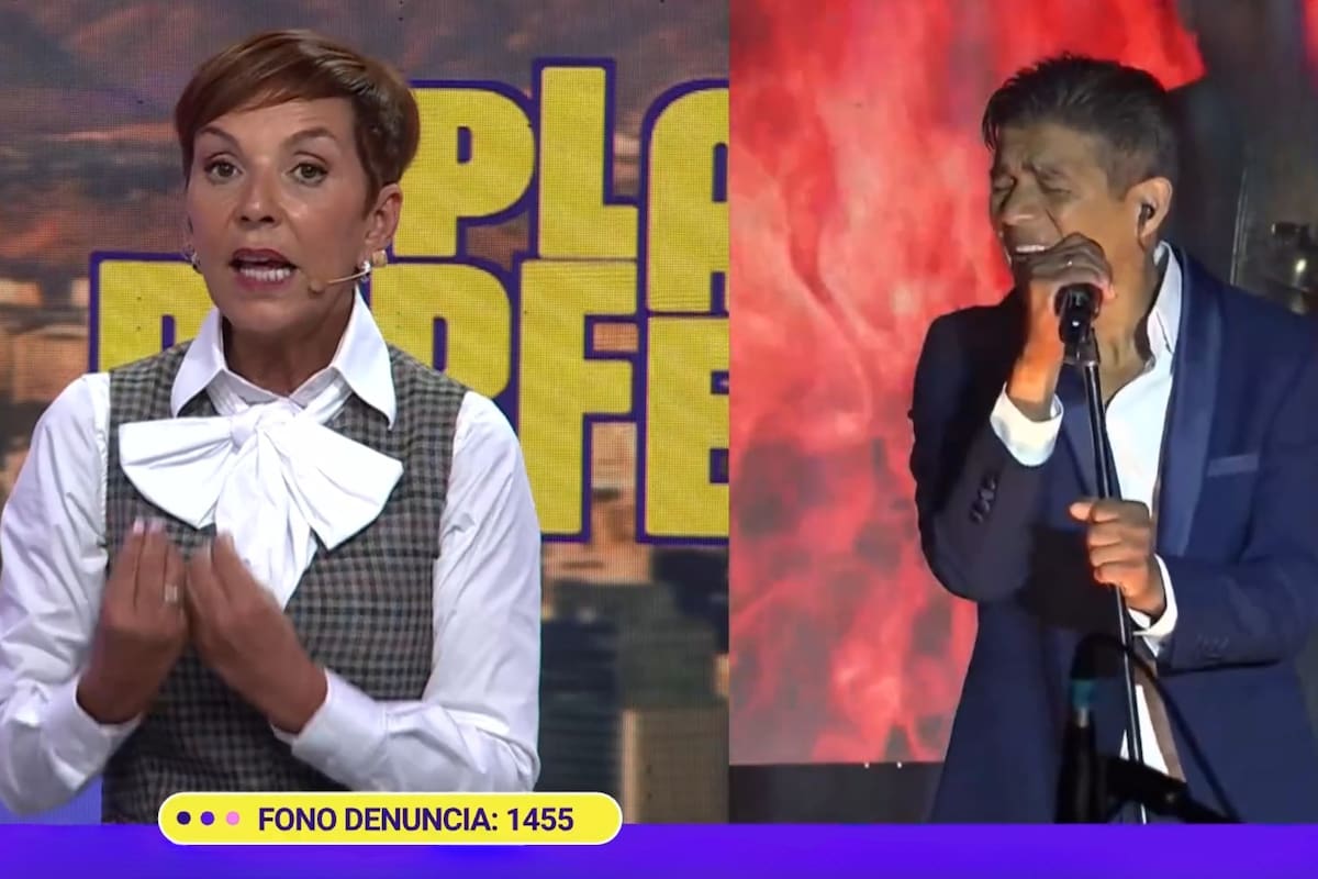 La presentadora lanzó fuertes comentarios en contra del cantante. Créditos: Plan Perfecto