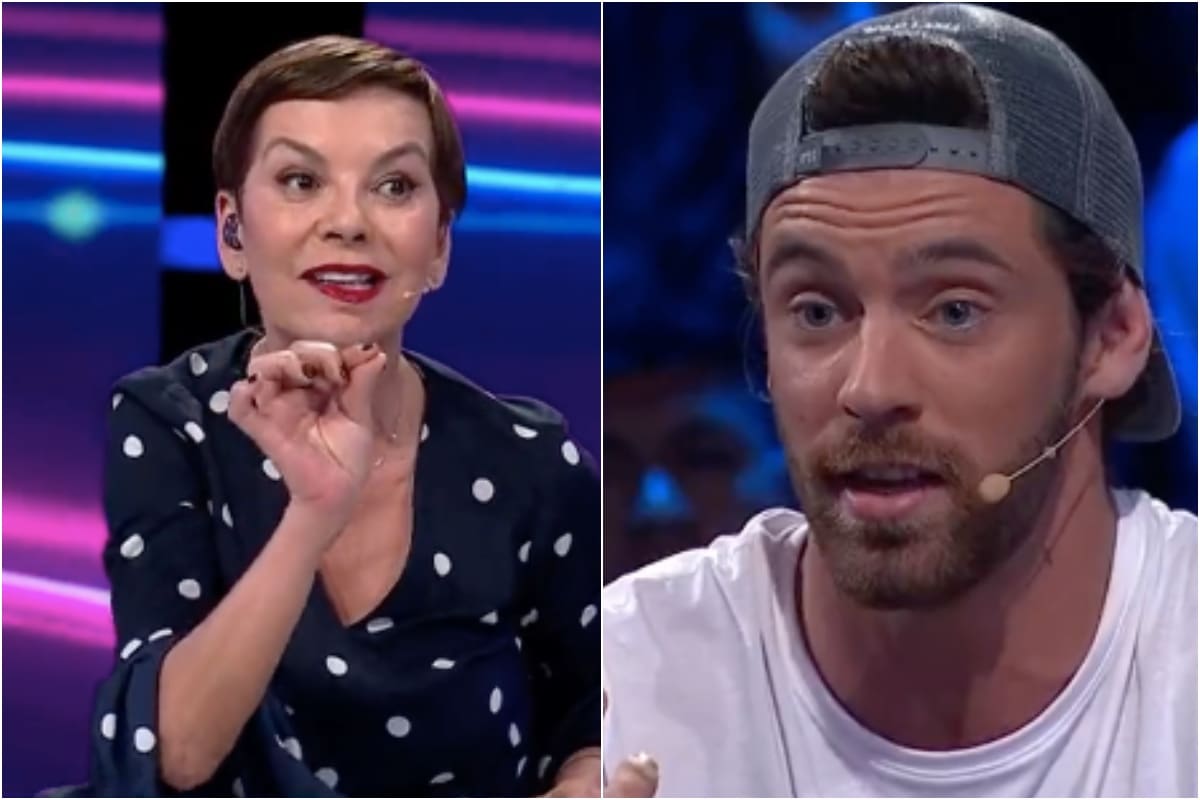 Fran García-Huidobro y Lucas Crespo en "Gran Hermano" Chile. Foto: CHV.