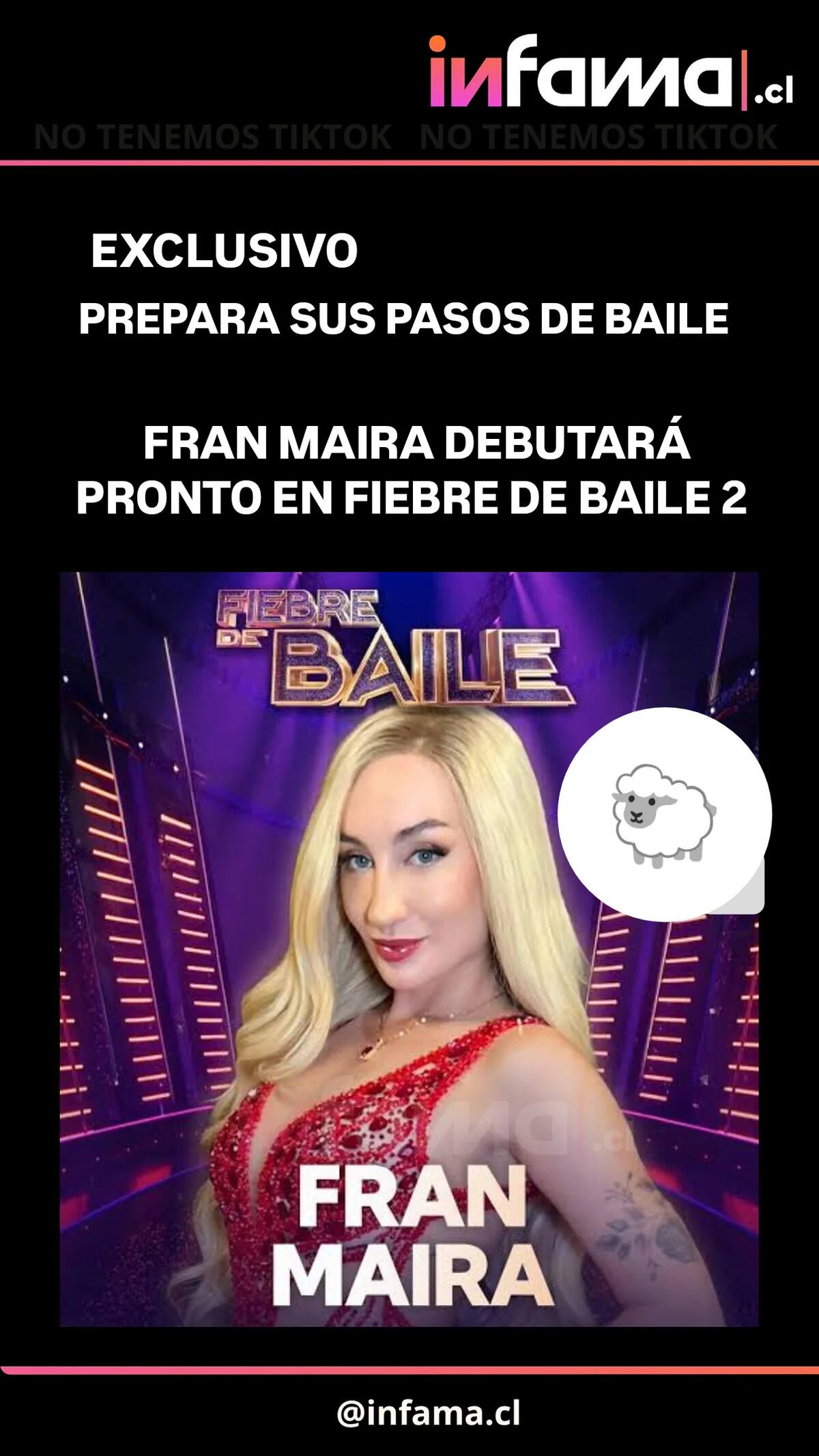Tendría su esperado debut en Fiebre de Baile. Foto: Reproducción Infama.