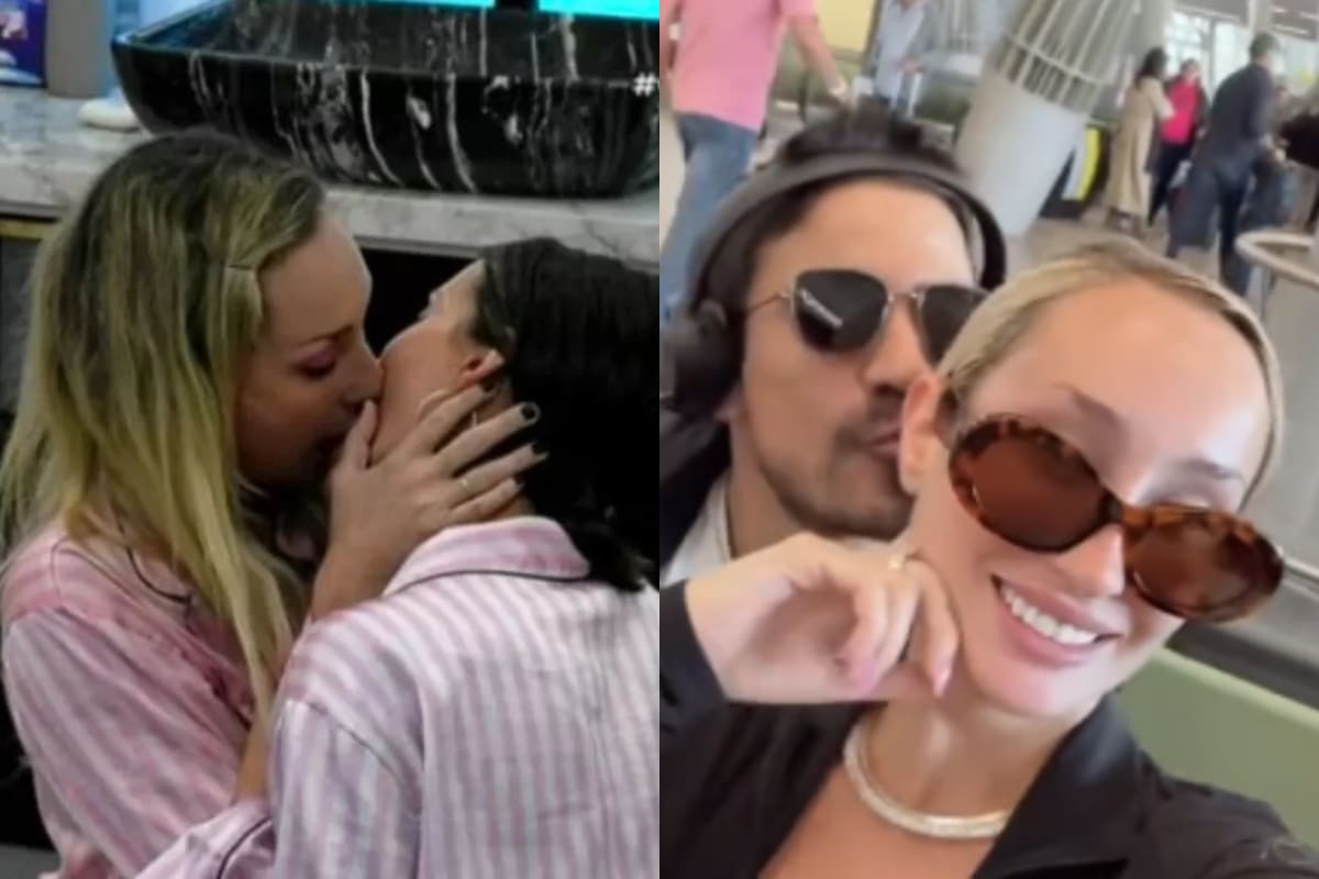 La modelo protagonizó un trío dentro de Gran Hermano.