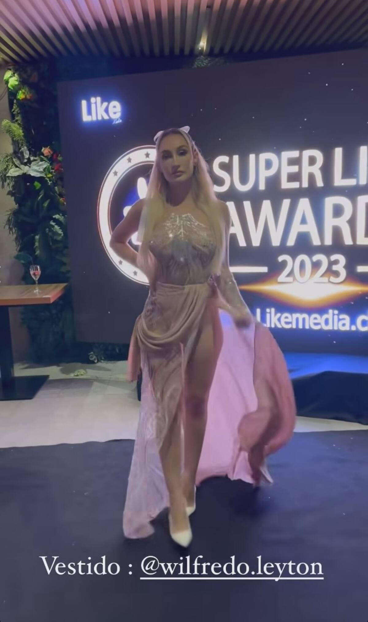 Francisca Maira escogió un revelador atuendo. Créditos: Instagram
