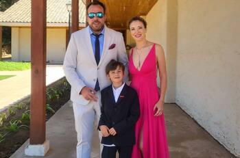 “Él va a ser artista o futbolista”: Francisco Kaminski habla su hijo con Carla Jara, Mariano, de 9 años