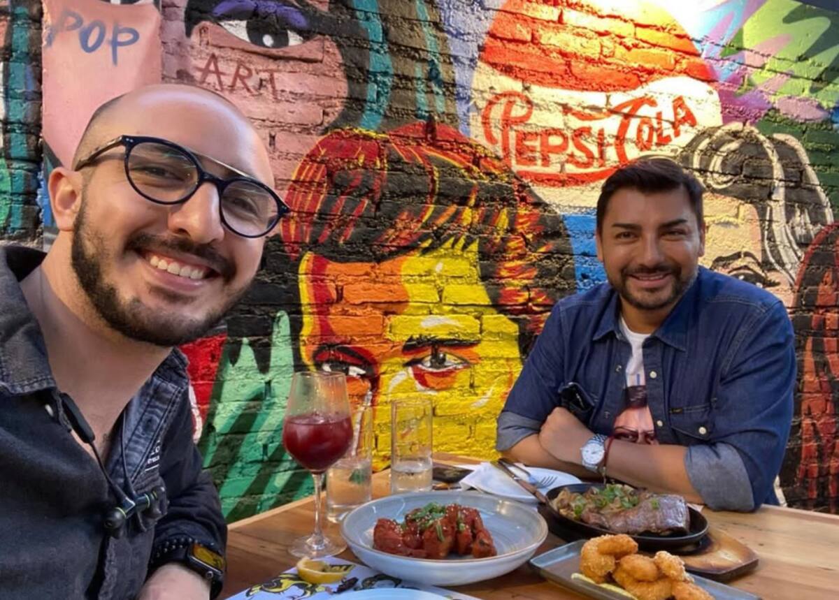 La pareja estaba celebrando cuatro años de relación cuando murió el periodista.